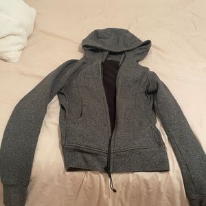 Gray scuba hoodie